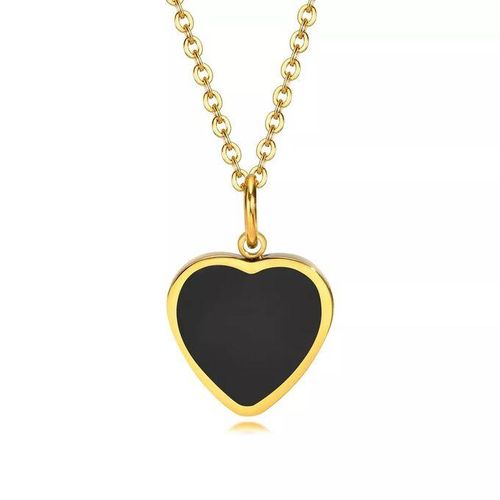 product_image_name-Generic-Acier Inoxydable Doré Pendentif coeur -2