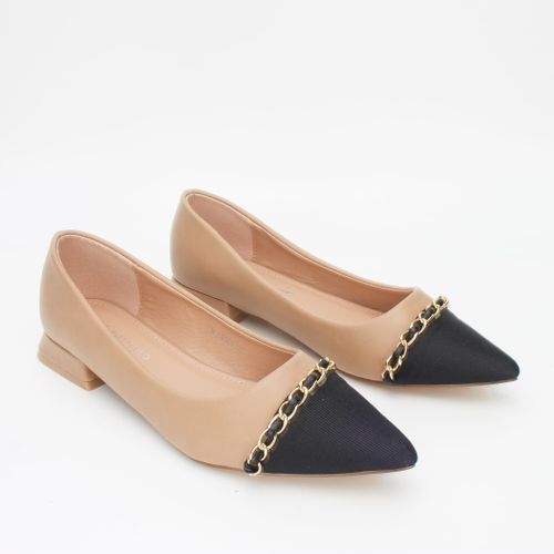 Fashion Ballerines 2tons Beige Et Noir Prix pas cher Jumia CI