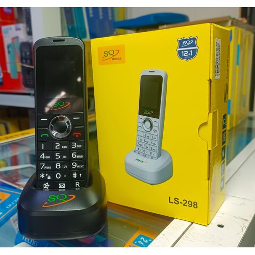 product_image_name-SQ Mobile-LS-298 - Téléphone Sans Fil Fixe GSM - Noir-3