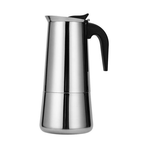 Generic Cafetière Italienne Inox - Compatible Induction & Gaz - Espresso Riche - image 2