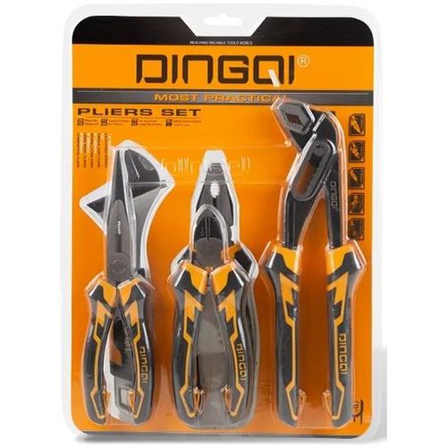 DINGQI Jeu de 5 pinces et clés industrielles