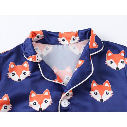 JOMAKE Combinaison à manches courtes pour garçons, 1-9 ans, blue fox - image 3