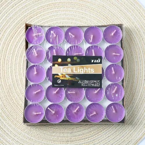 Generic Lot de 50 bougies violet