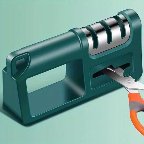 product_image_name-Generic-4 En 1 Aiguiseur De Couteaux Rapide Professionnel, Affûteur De Couteaux De Cuisine/ciseaux - -Vert-8