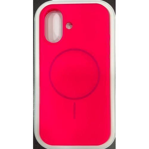 product_image_name-Divers-Coque Silicone MagSafe Compatible iPhone 17 Avec Antichoc - Rose -1