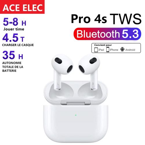 Ace Elec Écouteurs Bluetooth - Mini Pro 4 Oreillette Bluetooth