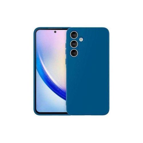 product_image_name-Generic-Coque En Silicone compatible Samsung Galaxy A55 5G + 1 Antichoc - Bleu-1