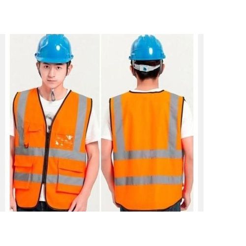product_image_name-Generic-Gilet Protection Sécurité, Chasuble multi poche Orange-3
