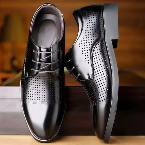 GALUIN Chaussures en cuir noir pour hommes d'affaires cadres. - image 5
