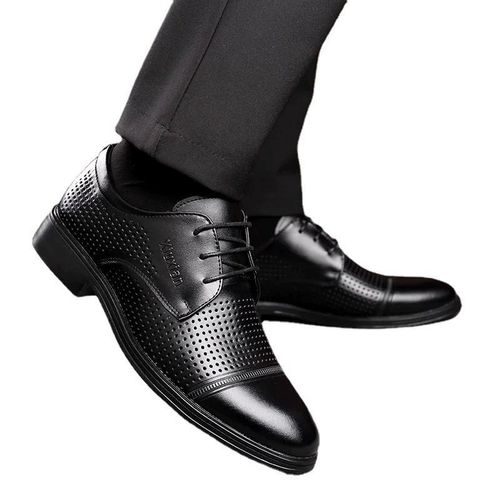 GALUIN Chaussures en cuir noir pour hommes d'affaires cadres. - image 6