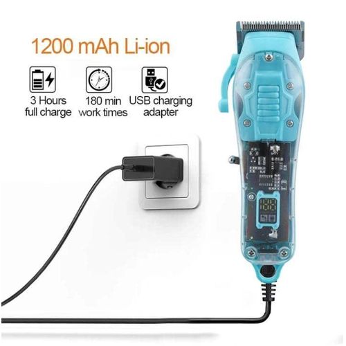 product_image_name-Generic-Tondeuse Électrique Transparente Professionnelle – Kit Complet Rechargeable-3