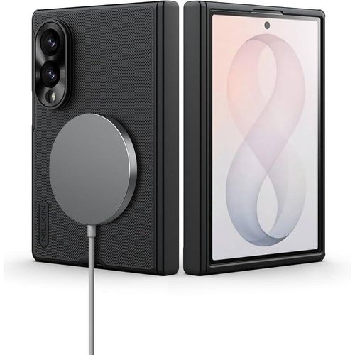 Nillkin Coque (Étui) SuperFrosted compatible magsafe pour Samsung fold 8 -Noir - image 2