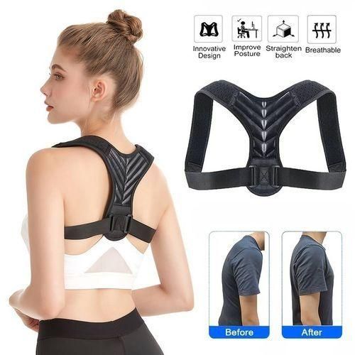 Generic Ceinture De Correction Dorsale Pour Hommes Et Femmes Support Dorsal Reglable Anti bossu Noir Prix pas cher Jumia CI