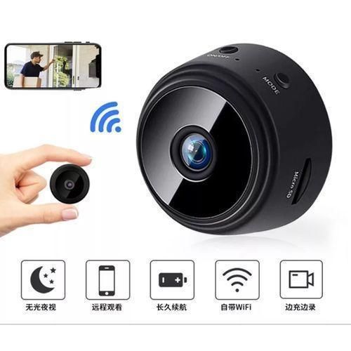 General Méra De Surveillance Cachée 4K WiFi Sans Fil - Noir - image 5