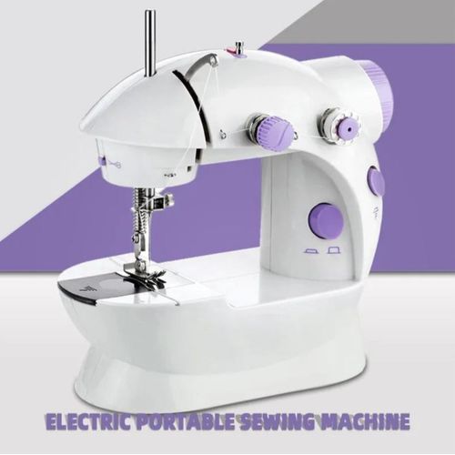 Generic Mini machine à coudre électrique portable SM 202A dotée d'un système à double fil et de deux vitesses - image 3
