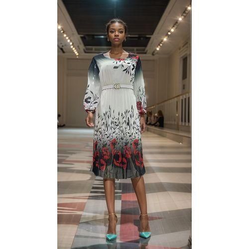 Robe imprimee fleur sale