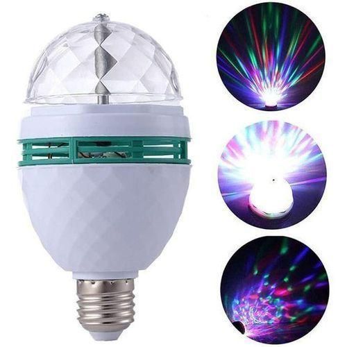 product_image_name-Generic-Chic Ampoule LED RGB 3W E27 pour scène, bar, fête, lampe rotative colorée-1