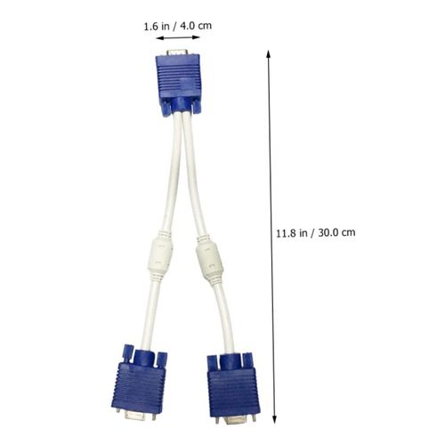 product_image_name-Generic-Câble répartiteur VGA, câble en Y 1 mâle vers 2 femelles, HD15 vers double HD15, duplication d'écran-6