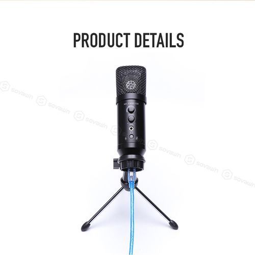 Microphone À Condensateur USB R3 Avec Support De Trépied De Bureau  Microphone De Studio Dordinateur Pour PC Portable  Jeu Karaoké En  Direct Du 17,29 €