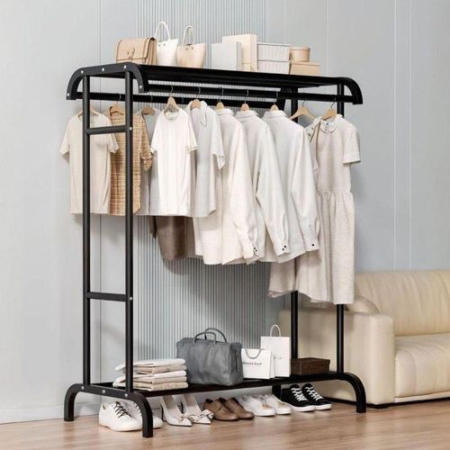 product_image_name-Generic-Étagère à Chaussures Et Cintre Double En Métal-3