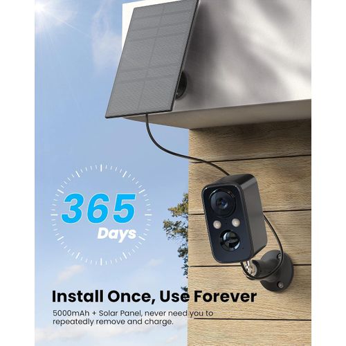 Generic CAMERA DE SECURITE SANS FIL AVEC PANNEAU SOLAIRE