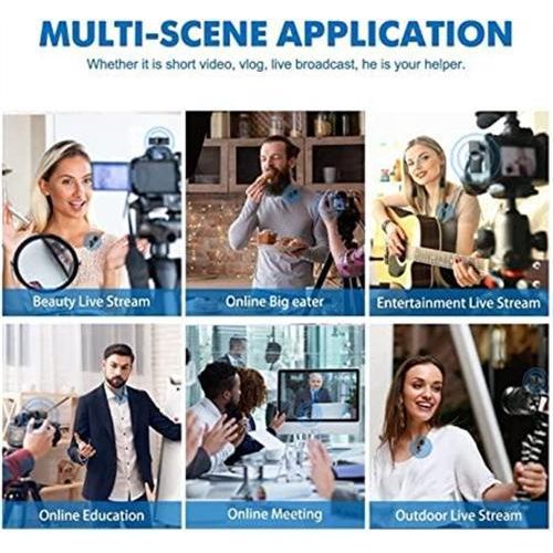 product_image_name-Generic-Microphone sans fil TECHMASTERS K9 Microphone professionnel 2,4 GHz (avec pince) Compatible avec les appareils de type C (comprend 2 microphones)-5