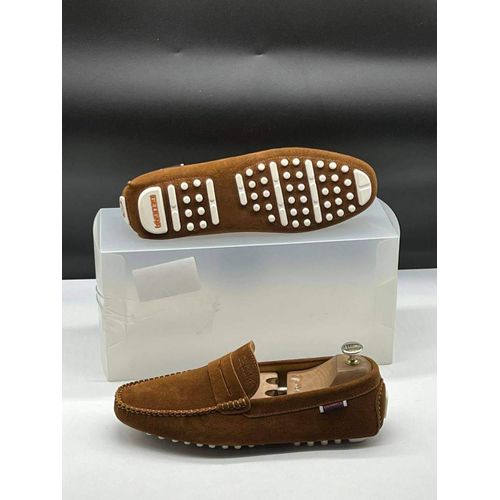 Fashion baladeuse En Cuir -Homme marron