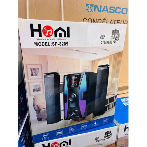 Generic Woofer Home Cinéma Chaîne HI-FI - Bluetooth - Noir