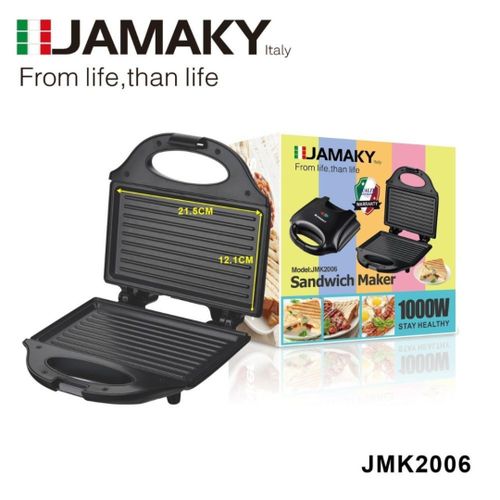 product_image_name-Jamaky-Machine à sandwich Jamaky, 2 tranches, 1000 watts, noir, JMK 2006-2