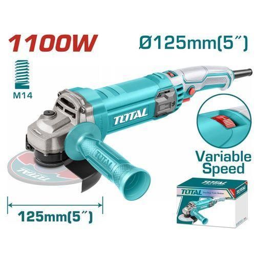TOTAL Meuleuse d'angle 1.100W - 125mm