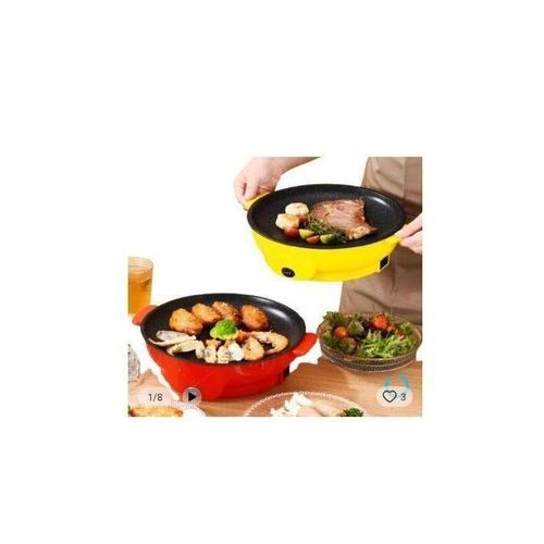 product_image_name-Generic-Super Poêle à Frire électrique Multifonction Non Collante, Gril De Cuisine Portable (la Couleur L'article Dépendra Du Stock Disponible)-3