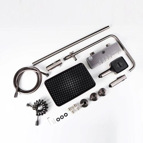 Generic Robinet ensemble de douche mitigeur gris - image 2
