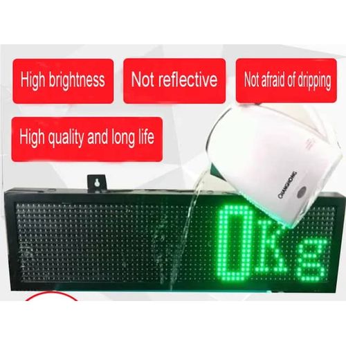 Generic Repetiteur D 'affichage De Poids  Digital 7Pouces Avec Port USB - image 3