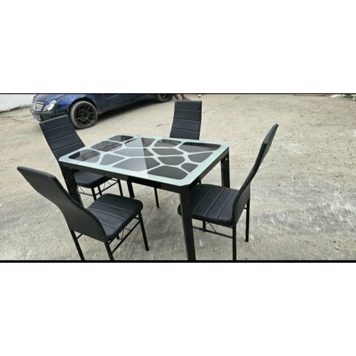 Generic Table à Manger Vitré 4 Places Importe De La Turquie :4 Chaises