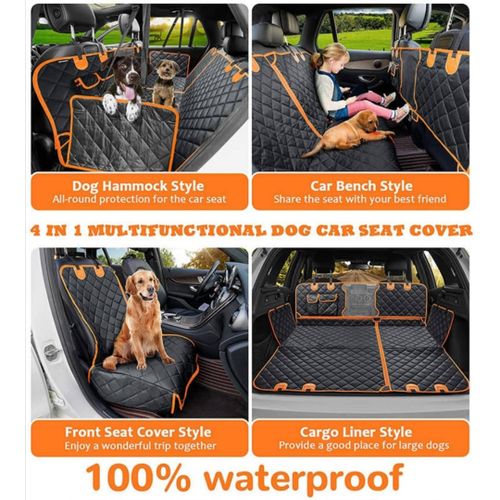 Housse de siège de voiture pour chien pliable imperméable tapis de