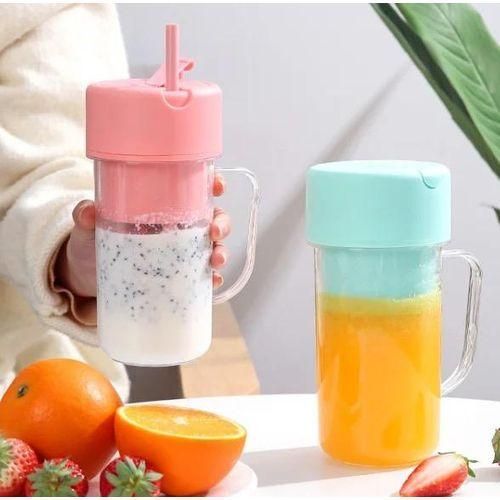 Generic Mini Mixeur Pour Jus Frais, Rechargeable Par USB - image 2