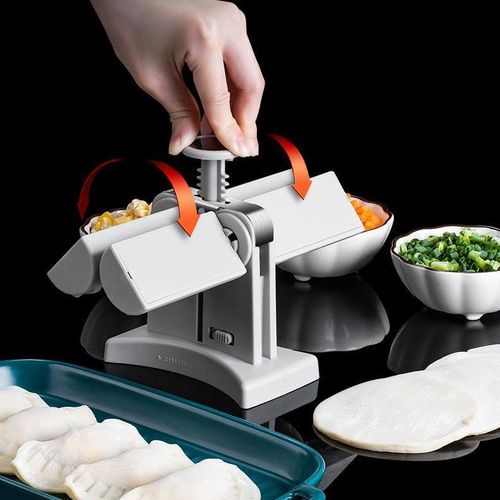 product_image_name-Generic-Machine à Raviolis Double Tête - Presse Automatique 2-en-1 - Acier Inox-7