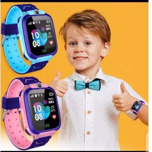 Generic Montre Connectée Pour Enfant A SIM Bleu