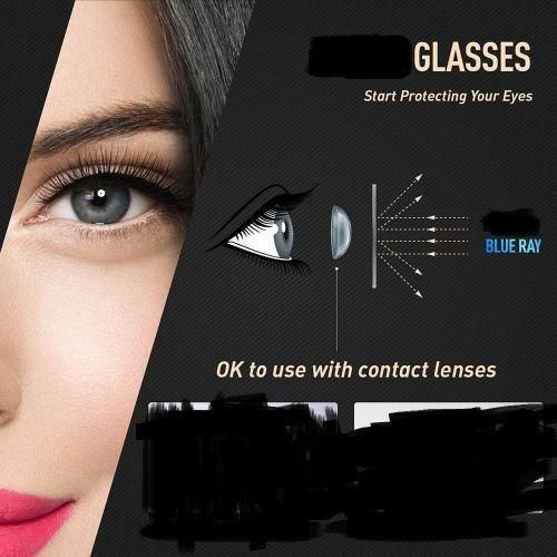 product_image_name-Generic-Lunettes Unisexes Anti-lumière Bleue Pour écran D'ordinateur-5