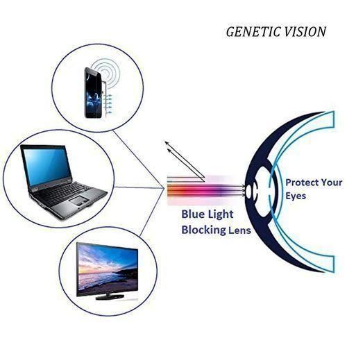 product_image_name-Generic-Lunettes Unisexes Anti-lumière Bleue Pour écran D'ordinateur-8