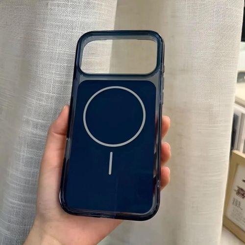 Generic Coque Arrière Magsafe Compatible Pour Iphone 17 PRO - BLEU
