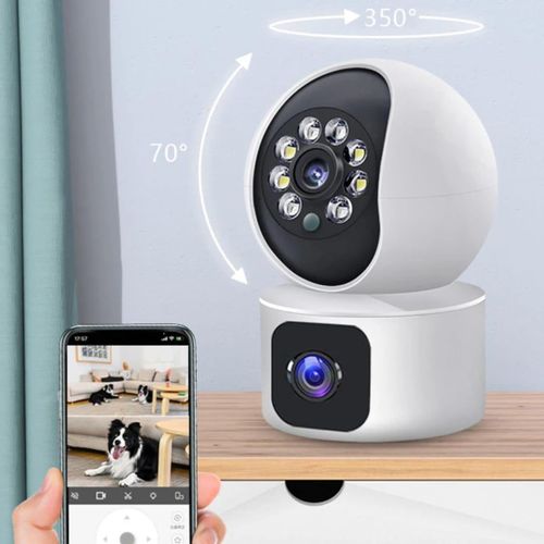 Generic Caméra de Surveillance 4G V380 Pro 8MP (Double Objectif) - image 7