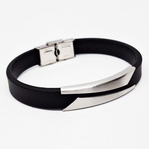 Bracelet new arrivals silicone noir
