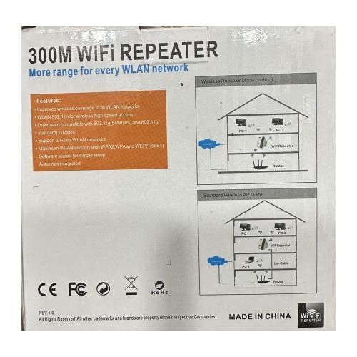 Amplificateur WiFi Repeteur Booster de signal sans fil WiFi extender 300M  WLAN 802.11n/g/b - Cdiscount Informatique