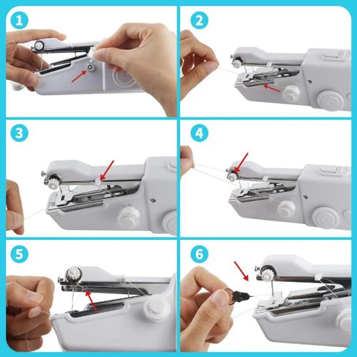 Generic Mini Machine à Coudre Portable sans Fil – Handy Stitch - image 2