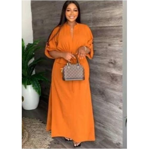 Robe orange pas cher best sale
