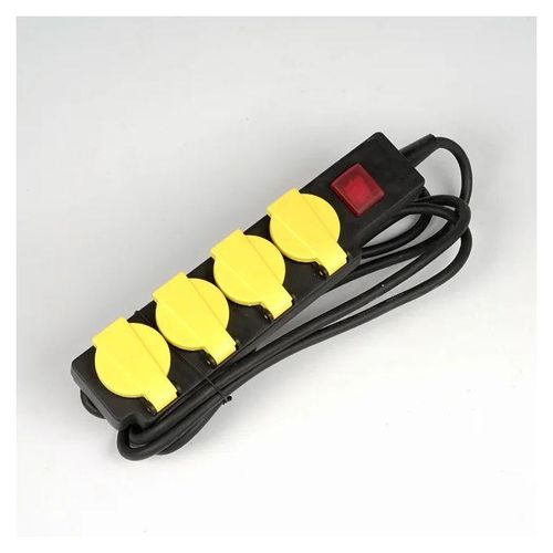 product_image_name-Generic-Rallonge Multiprise Parafoudre Qualité Supérieure - 5 Ports - Jaune Noir-2