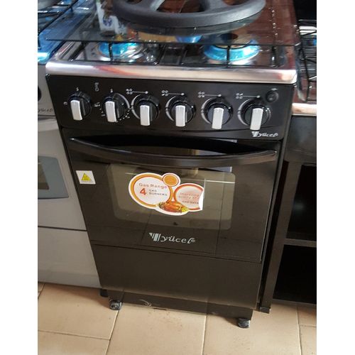 product_image_name-YUCEL-Cuisinière à Gaz Et à Courant Avec Four 4 Feux-1