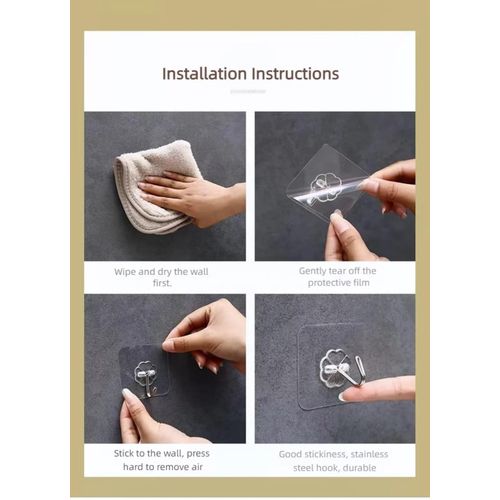 product_image_name-Auto-Crochets Muraux Adhésifs Ultra-Puissants-4