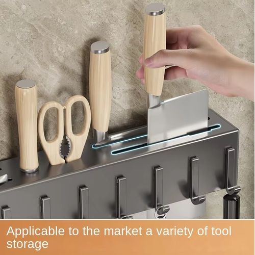 Generic 50cm Etagères De Cuisine No-Punch - Rangement Murale - image 5